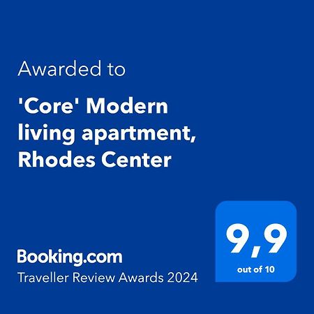 'Core' Modern Living Apartment, Rhodes Center Rhodes City Esterno foto